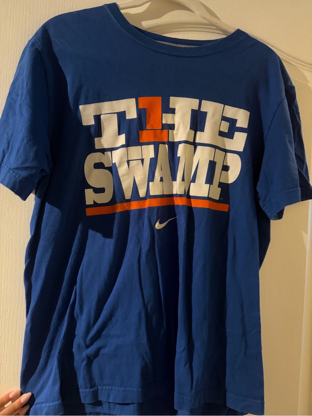 nike blue the swamp florida gators tshirt